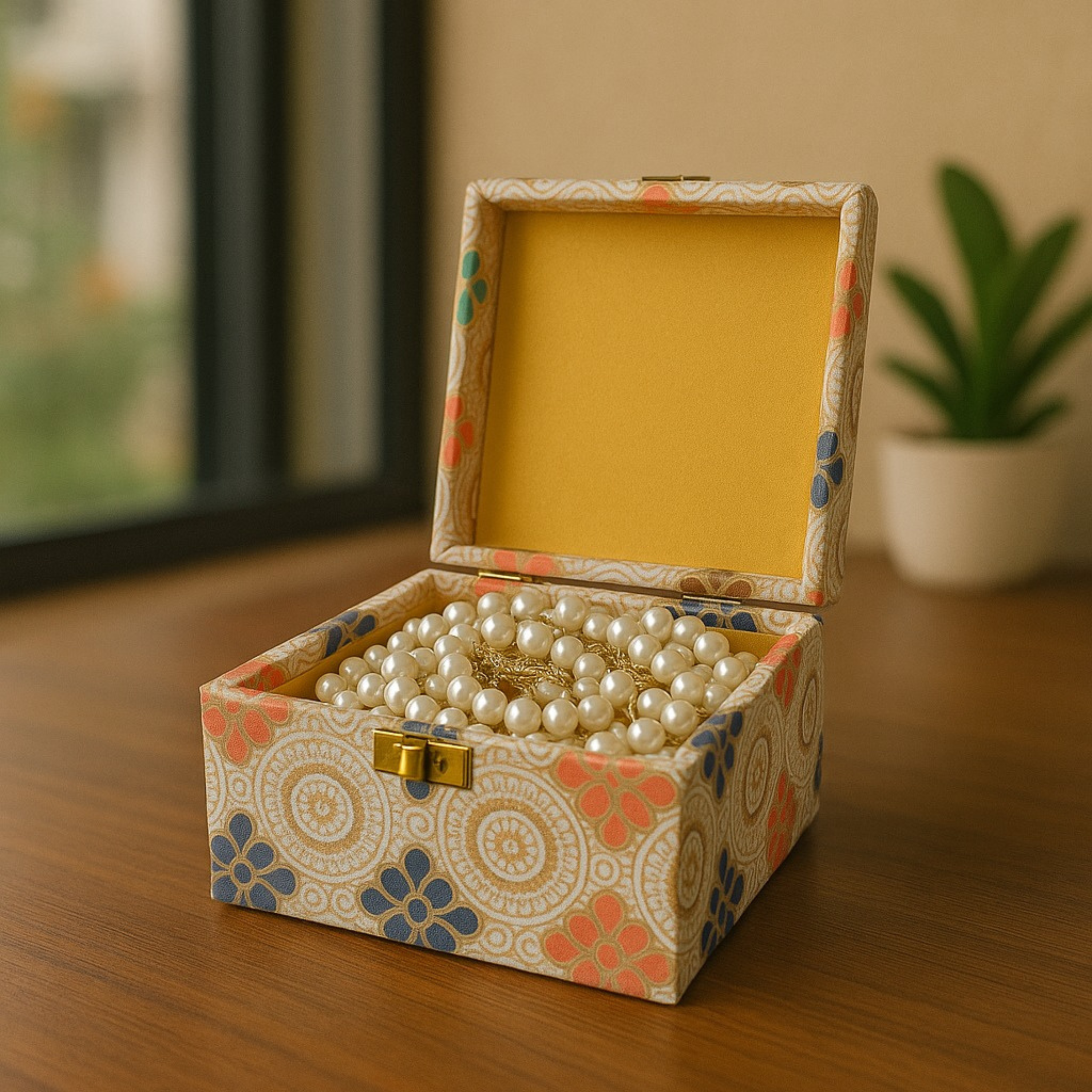 Elegant Decorative White Box for Gifting