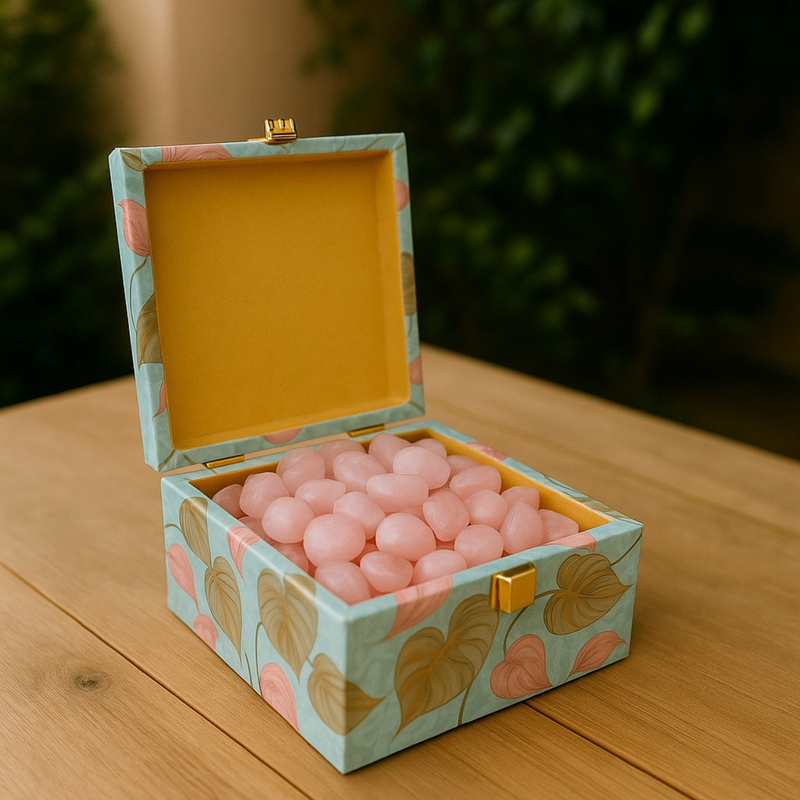 Elegant Decorative Green Box for Gifting