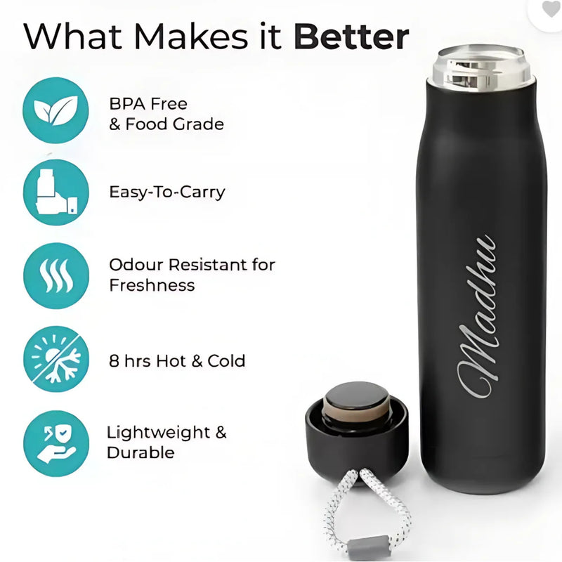 Personalized Dori Bottle – Custom Name Bottle for Friends Gifts | Indian Discovery