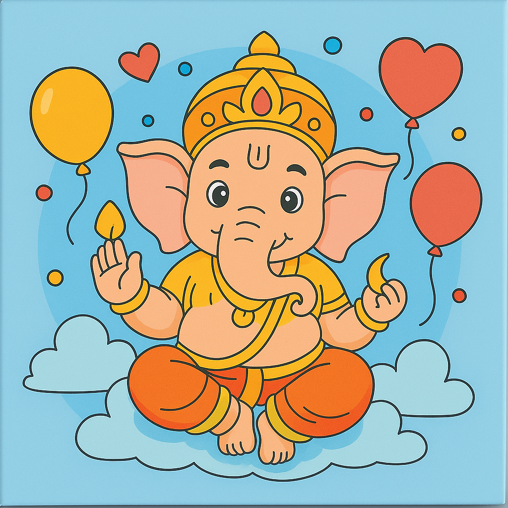 DIY Ganesha Art Kit for Kids – Fun Festive Activity
