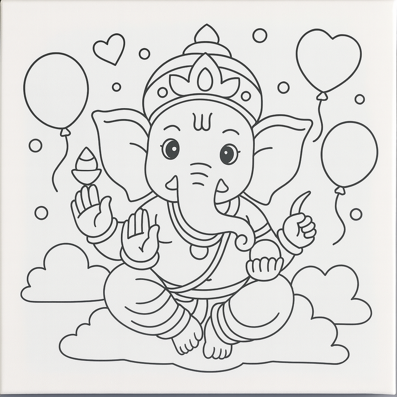 DIY Ganesha Art Kit for Kids – Fun Festive Activity