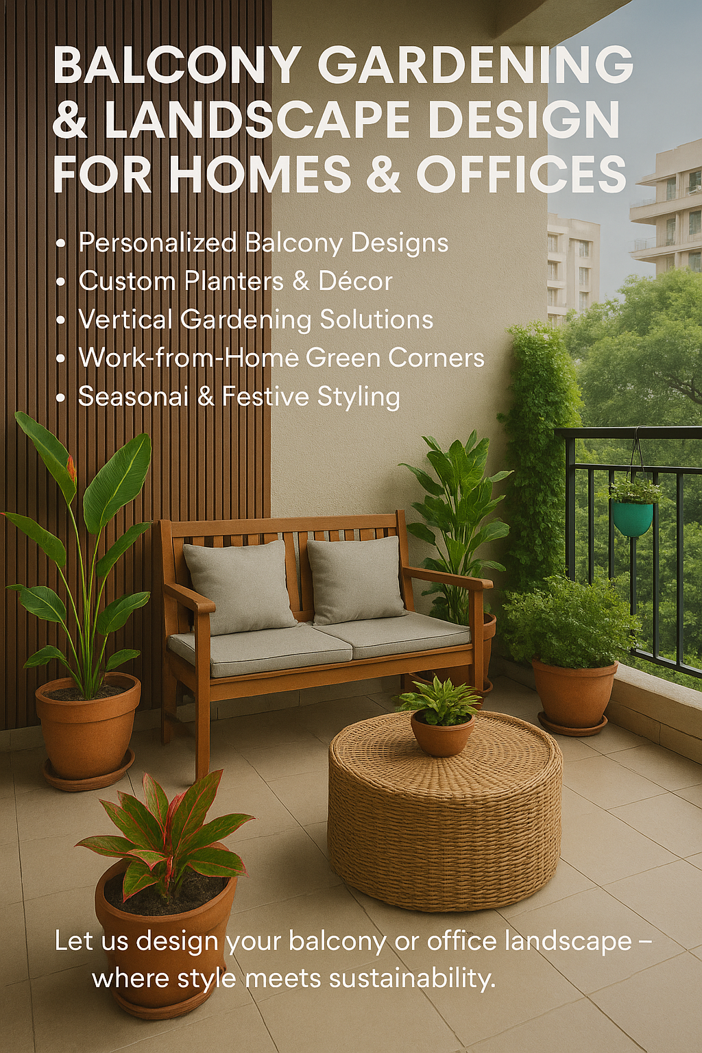 Balcony Gardening and Landscape Design