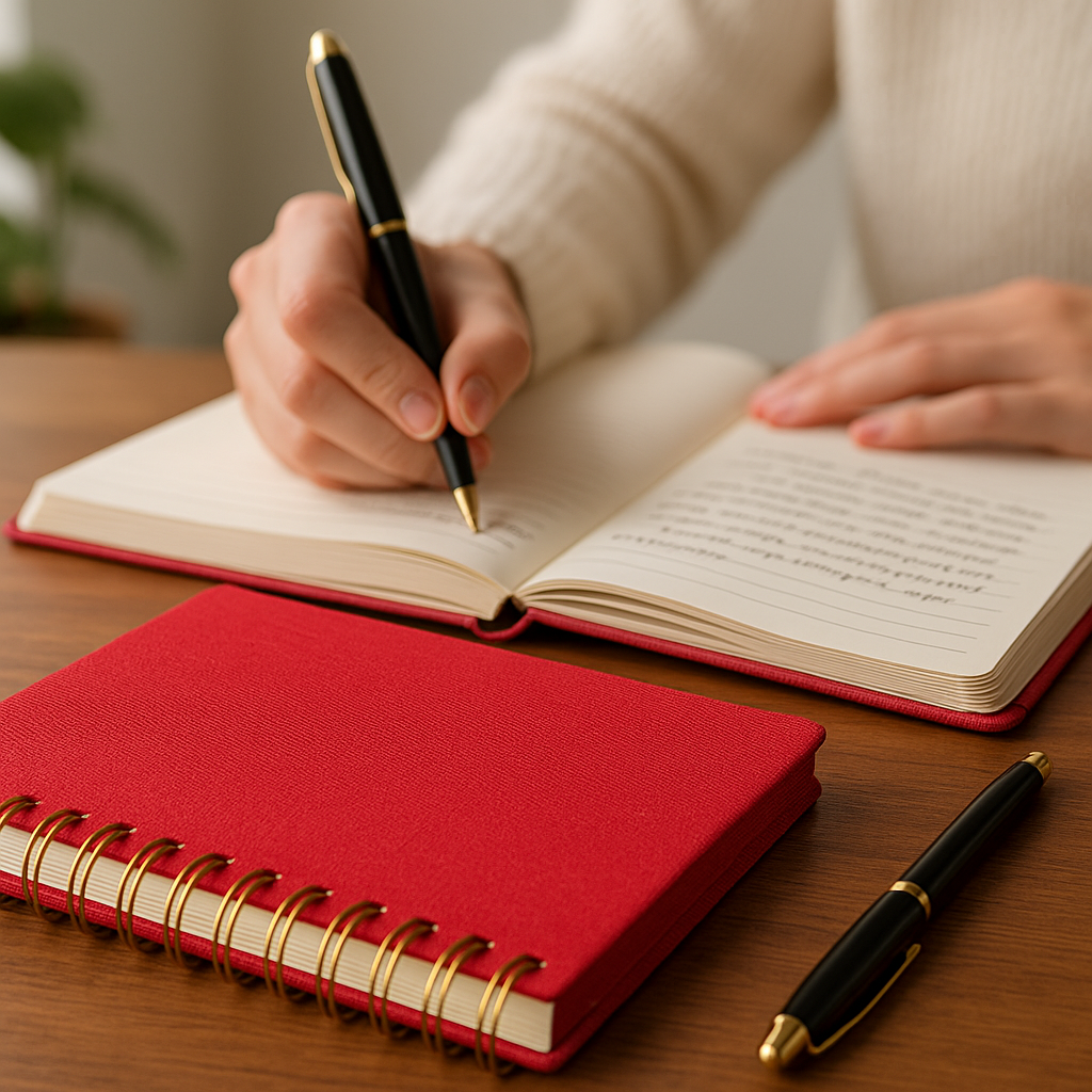 Indian Discovery Exclusive Red Spiral Diary – Premium Ruled Notebook for Office, School & Personal Use