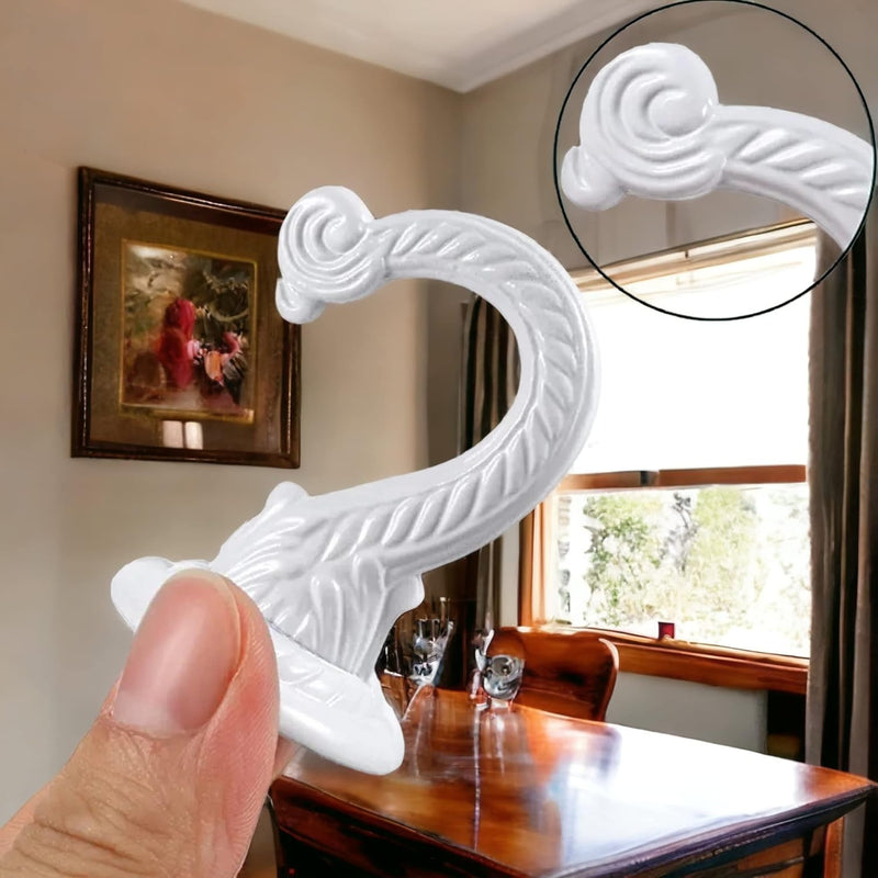 White Pearl Ceiling Hooks for Planters & Lamps