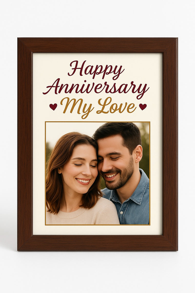 Personalized Picture Frame - Brown