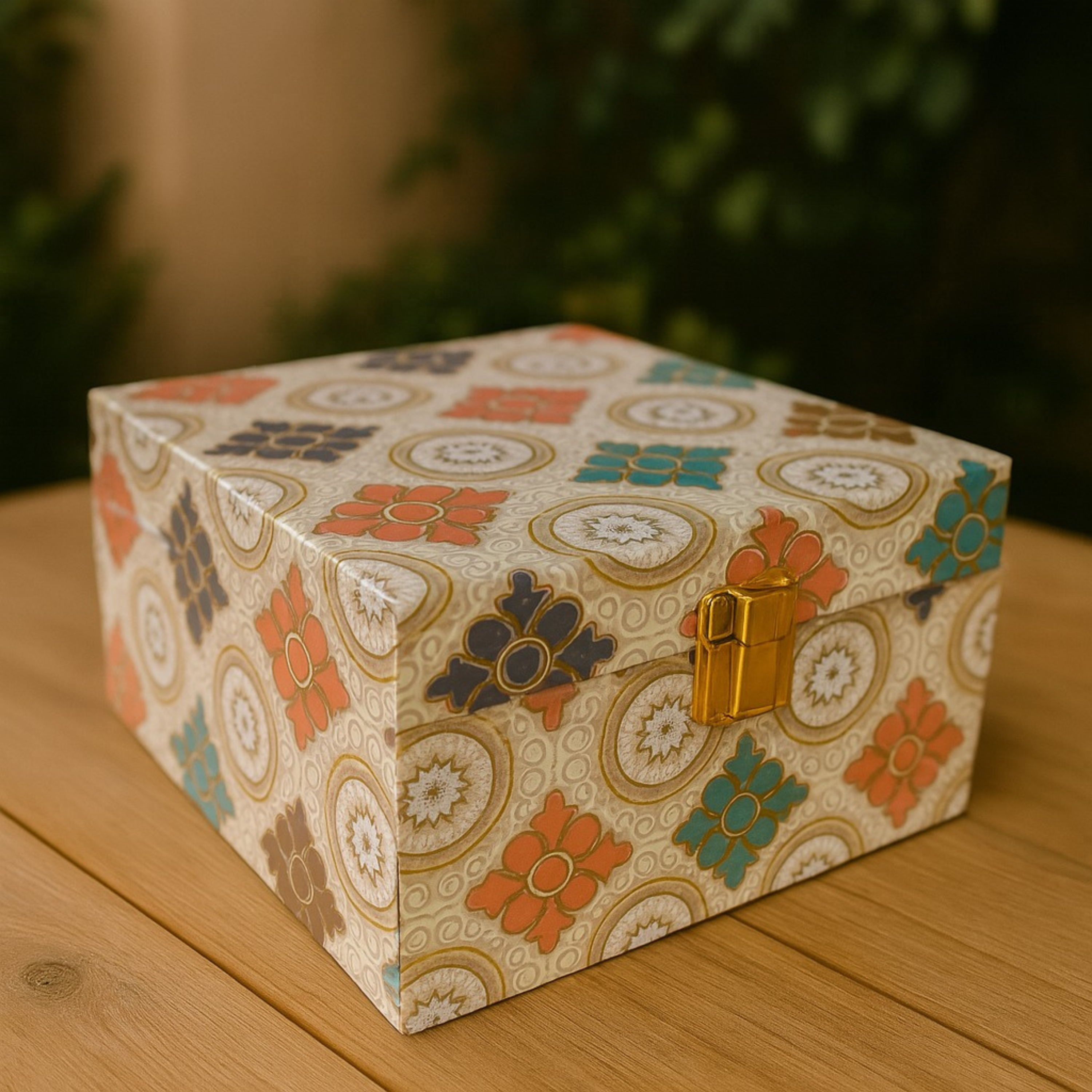Elegant Decorative White Box for Gifting