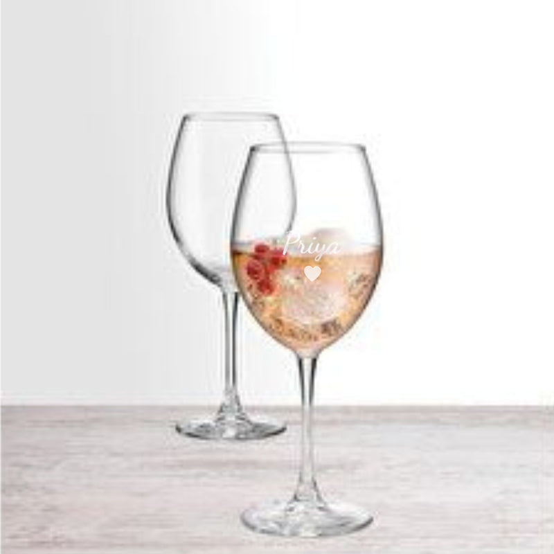 Personalized Wine Glass - Engraved Name
