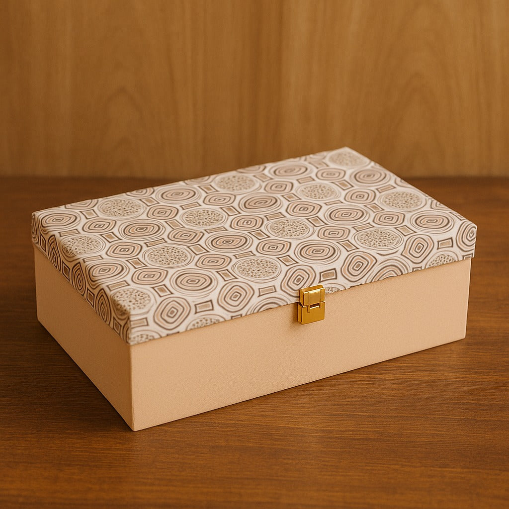Premium Celebration Dry Fruit Gift Box - White
