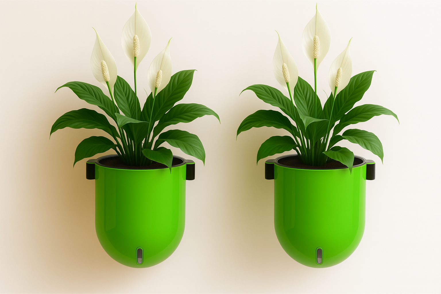 Elegant Parrot Green Self-Watering Wall Hanging Sphere Planter