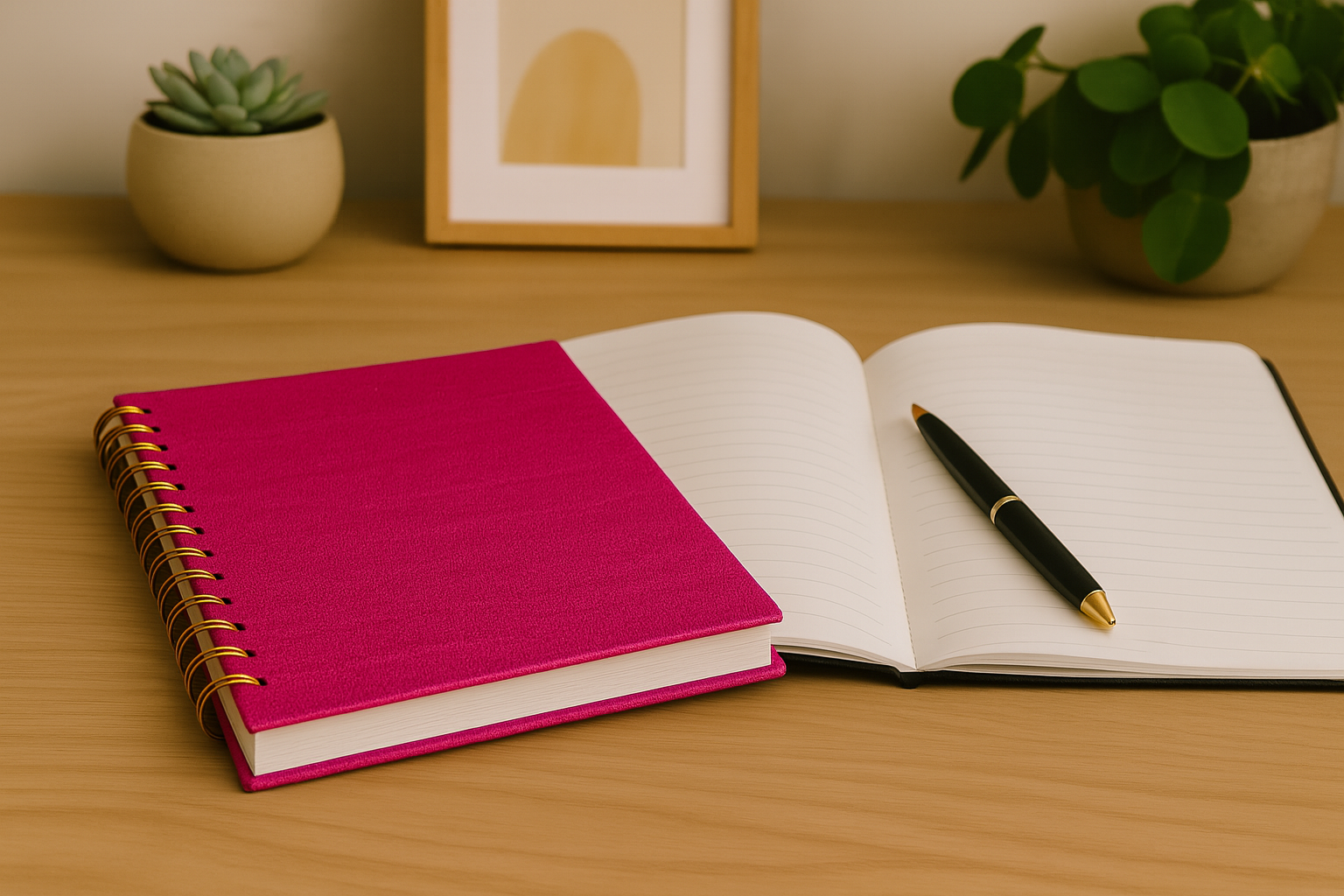 Indian Discovery Exclusive Pink Spiral Diary – Premium Ruled Notebook for Office, School & Personal Use