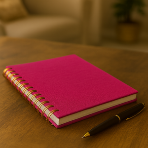 Indian Discovery Exclusive Pink Spiral Diary – Premium Ruled Notebook for Office, School & Personal Use