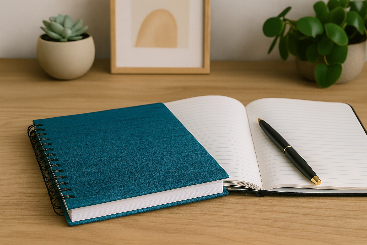 Indian Discovery Exclusive Blue Spiral Diary – Premium Ruled Notebook for Office, School & Personal Use