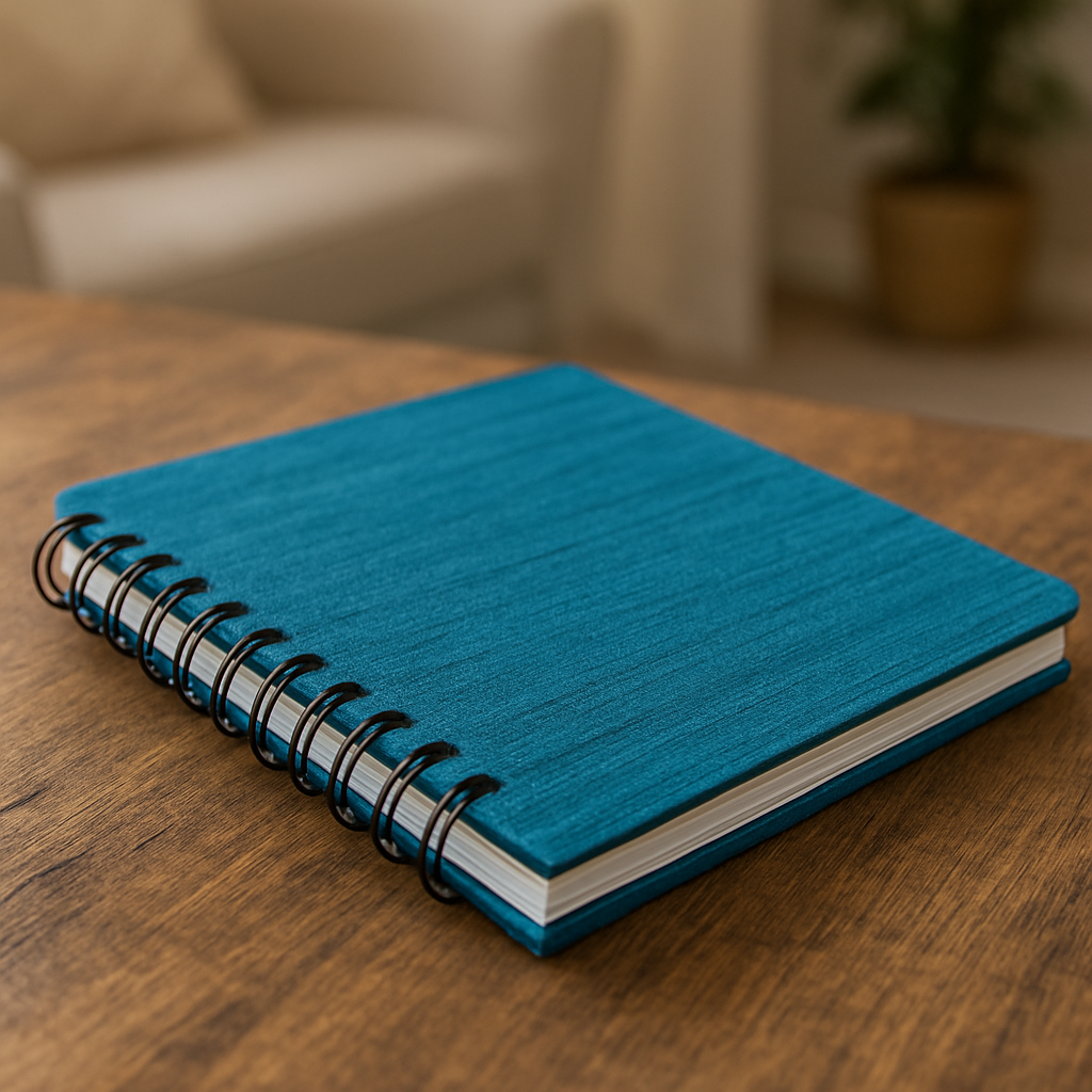 Indian Discovery Exclusive Blue Spiral Diary – Premium Ruled Notebook for Office, School & Personal Use