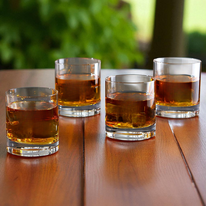 Personalized Whiskey Glass – Custom Name & Initial Engraved Premium Glass