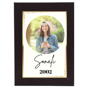 Personalized Picture Frame - Black