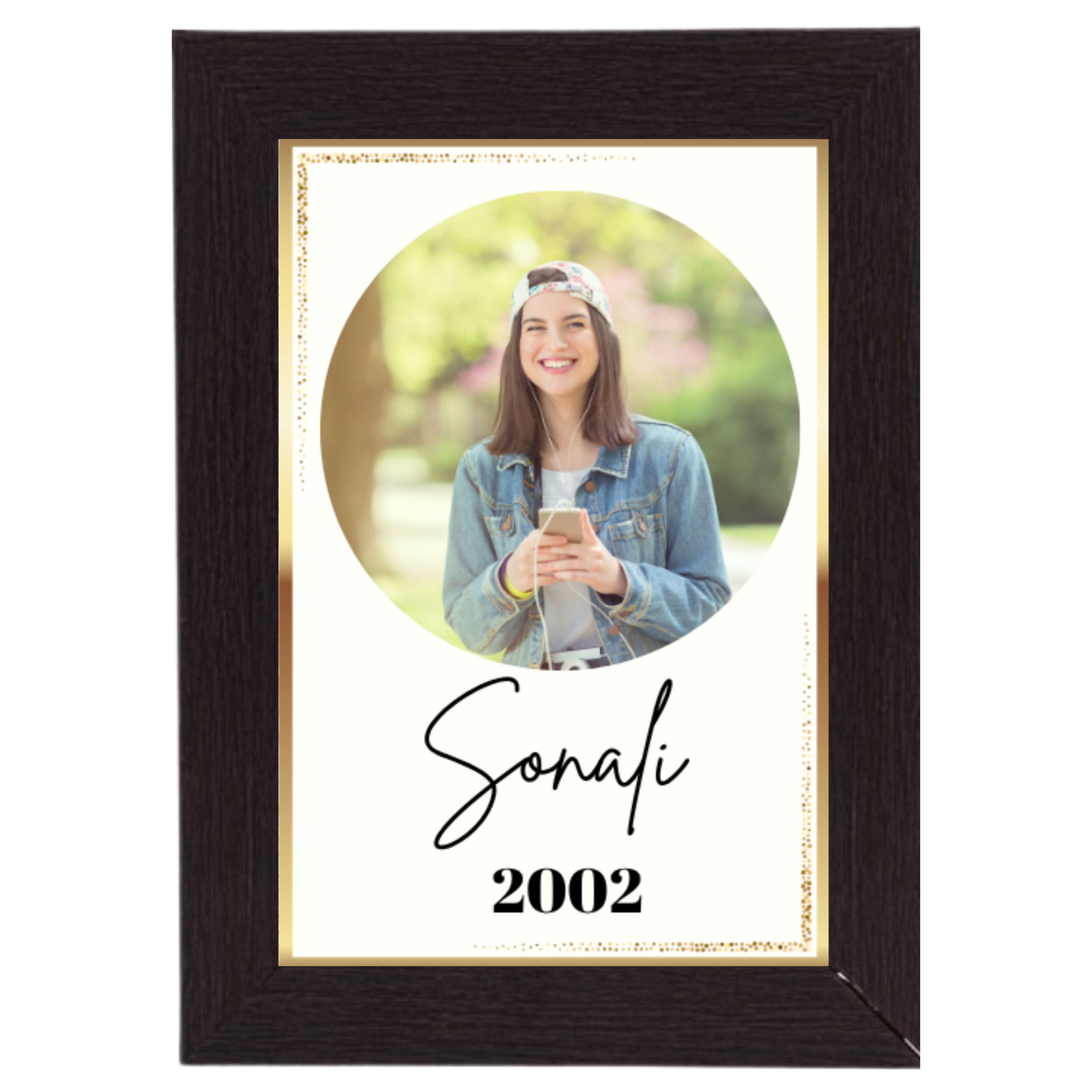 Personalized Picture Frame - Black