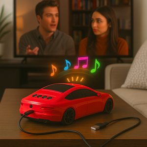 Indian Discovery Music Car Bluetooth Speaker -Red
