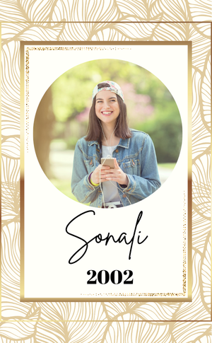Personalized Picture Frame - Black