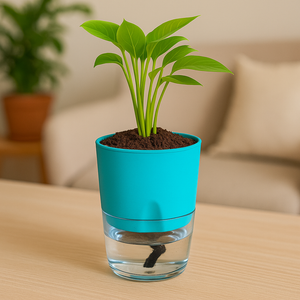 Premium Corporate Gifts– Customized Self-Watering Pot with Plant.
