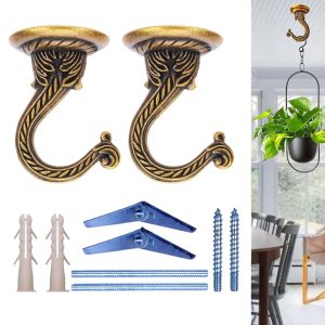 Antique Brass Ceiling Hook