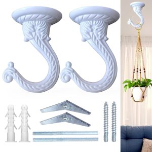 Pearl White Swag Ceiling Hook
